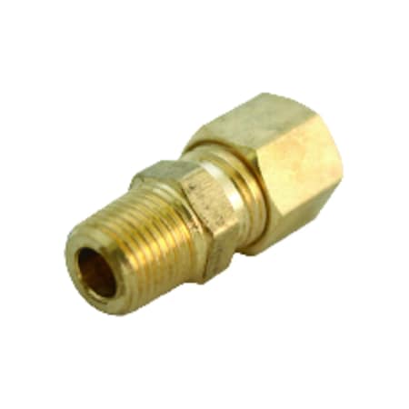 3/8 In. Compression X 3/4 In. D MPT Brass Connector